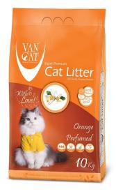 VAN CAT комкующийся наполнитель для кошек с ароматом апельсина
