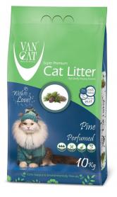 VAN CAT комкующийся наполнитель для кошачьего туалета с ароматом соснового леса