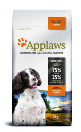 Applaws Корм беззерновой для собак мелких и средних пород «Курица/Овощи: 75/25%»