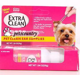 Extra Clean Пудра для чистки ушей и выщипывания волосков для собак и кошек