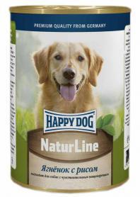 Консервы для собак Happy Dog со вкусом Ягнёнок с рисом 400 гр.