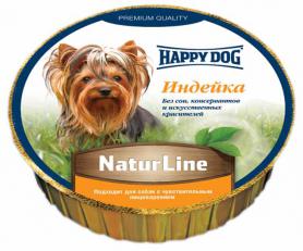 Консервы для собак Happy Dog со вкусом Индейки