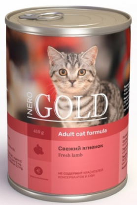 Nero Gold Консервы для кошек «Свежий ягненок»