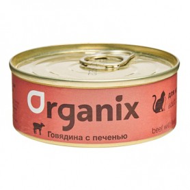 Organix (Органикс) консервы для кошек с говядиной и печенью