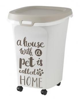 Moderna контейнер для корма собак большой Pet Wisdom, 38 л, серый