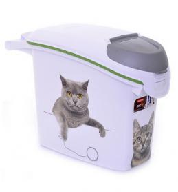 Curver PetLife контейнер для корма «Сладкие котята» на 6кг/15л