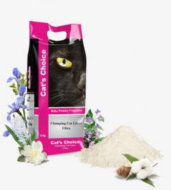 Комкующийся наполнитель для кошек Indian Cat Litter Cat's Choice Baby Powder