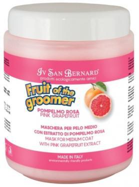 ISB Fruit of the Grommer Pink Grapefruit Восстанавливающая маска для шерсти средней длины с витаминами 1 л