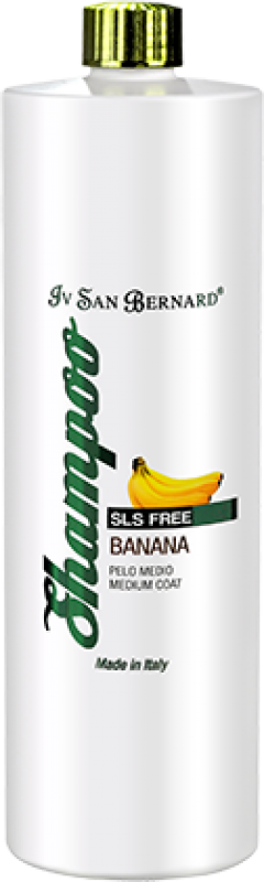 ISB Traditional Line PLUS Banana Шампунь для шерсти средней длины без лаурилсульфата натрия 1 л