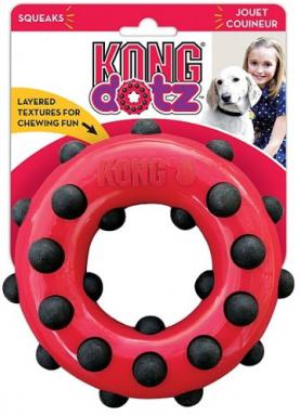 KONG игрушка для собак Dotz кольцо