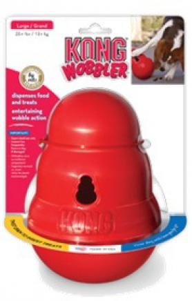 KONG игрушка интерактивная для собак Wobbler