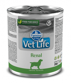 Консервы для собак Vet Life Wet Dog Renal для поддержания функции почек