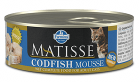 Консервы для кошек Farmina (Фармина) Matisse Codfish Mousse с треской и курицей