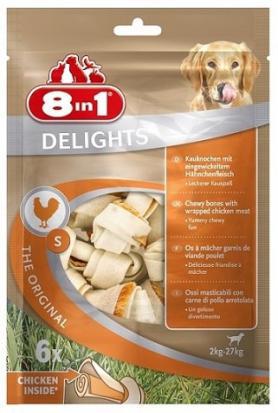8in1 DELIGHTS Косточки с куриным мясом (пакет)
