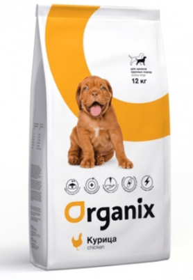 Organix (Органикс) Сухой корм для щенков крупных пород с курицей