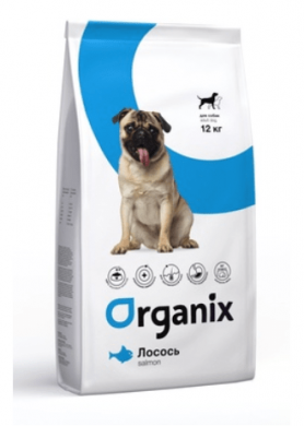 Organix (Органикс) Сухой корм для собак, со свежим лососем для чувствительного пищеварения