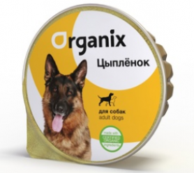 Organix (Органикс) консервы для собак, с цыплёнком