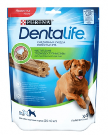 Purina DentaLife лакомства для собак крупных пород 