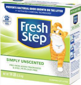 Fresh Step Ultra, комкующийся наполнитель для кошек