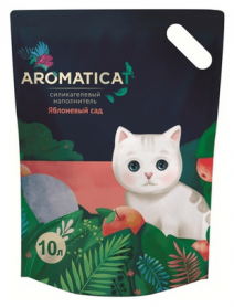 AromatiCat силикагелевый наполнитель для кошачьего туалета, Яблоневый сад
