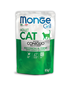 Monge Cat Grill Паучи для кошек с итальянским кроликом