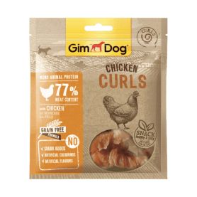 GimDog Superfood Chicken Curls лакомство для собак куриные спиральки