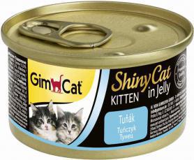 GimCat ShinyCat in Jelly Консервы для котят из тунца