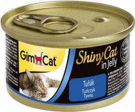 GimCat ShinyCat in Jelly Консервы для кошек из тунца