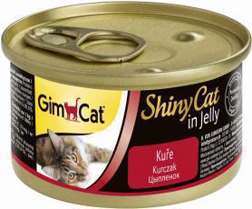 GimCat ShinyCat in Jelly Консервы для кошек из цыплёнка