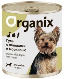 Organix (Органикс) консервы для собак Фрикасе из гуся с яблоками и морковкой
