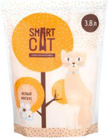 Smart Cat силикагелевый наполнитель для кошек с ароматом «белый мускус»