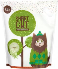Smart Cat силикагелевый наполнитель для кошек с ароматом сосны