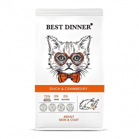 Best Dinner (Бэст Диннер) Adult Cat Корм для взрослых кошек с уткой и клюквой
