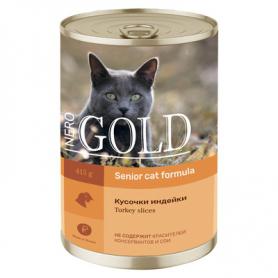 Nero Gold консервы для пожилых кошек 