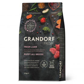 Grandorf Fresh корм для щенков с ягнёнком и бататом
