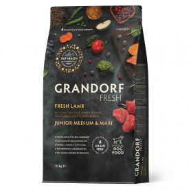 Grandorf Fresh корм для юниоров с ягнёнком и бататом
