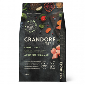 Grandorf Fresh корм для собак с индейкой и бататом