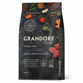 Grandorf Fresh корм для собак с ягнёнком и бататом