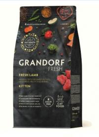 Grandorf Fresh беззерновой корм для котят с ягнёнком