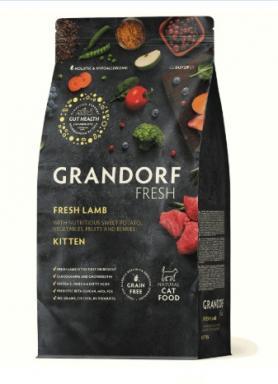 Grandorf Fresh беззерновой корм для котят с ягнёнком