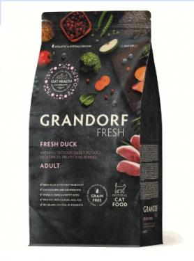 Grandorf Fresh корм для кошек с уткой и бататом