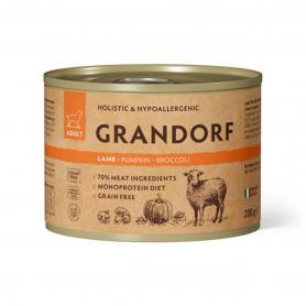 Grandorf (Грандорф) консервы для собак из ягненка с тыквой и брокколи