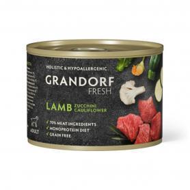 Grandorf Fresh консервы для собак из ягненка с цукини и цветной капустой