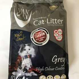 Van Cat Элитный комкующийся наполнитель с Активированным углем, без пыли