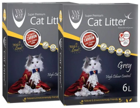 Van Cat Элитный комкующийся наполнитель с Активированным углем, без пыли