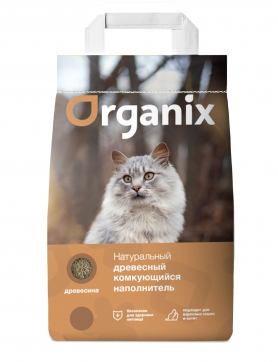 Organix наполнители для кошек Древесный комкующийся наполнитель, хвойный