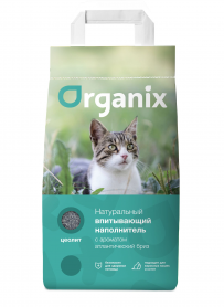Organix Впитывающий наполнитель для кошек с ароматом атлантический бриз