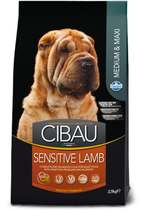 Farmina Cibau корм для собак средних и крупных пород с ягненком