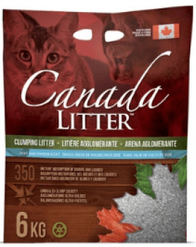 Canada Litter Комкующийся наполнитель для кошек «Запах на замке» с ароматом детской присыпки