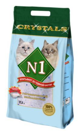 N1 Силикагелевый наполнитель для кошачьего туалета, Crystals